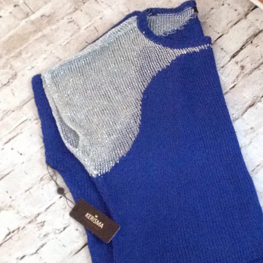 Kerisma silver & blue top